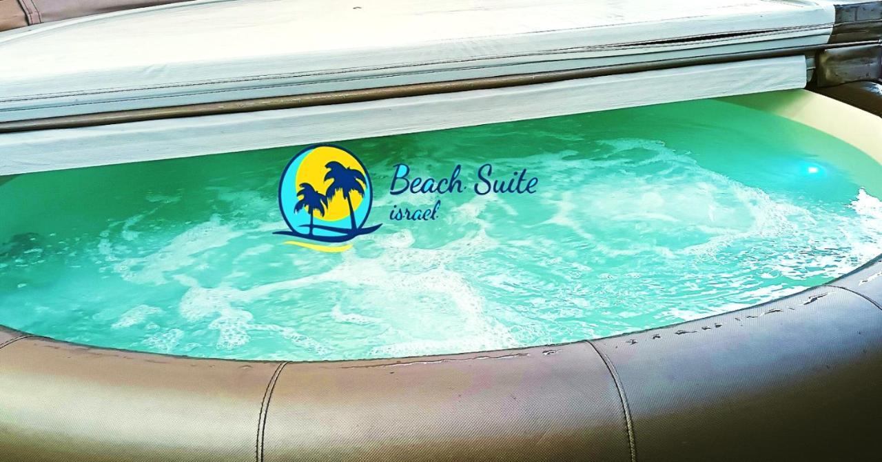 Beach Suite Israel- Private Jacuzzi Garden Suite & Gym, 3 Min Walk To Beach ביץ סוייט ישראל- ג'קוזי פרטי בגינה 3 דקות הליכה לים וחדר כושר Ashkelon Ngoại thất bức ảnh
